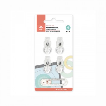 KIT COM 4 LAMINAS  CIRCULAR  CORTADORAS EM PLÁSTICO REF: 561-206-401