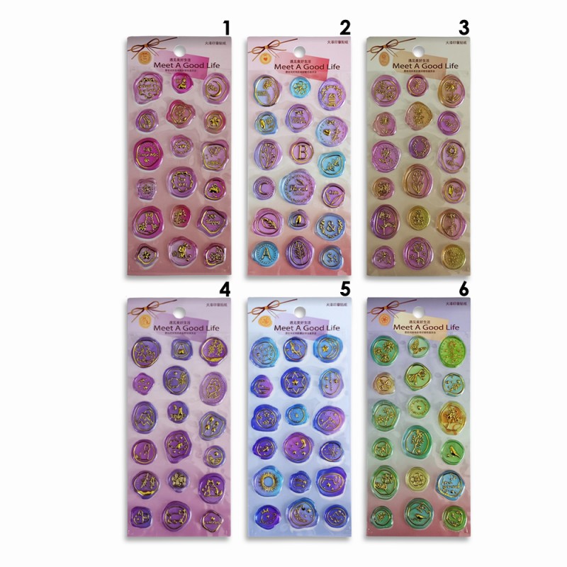 CARTELA COM 18 ADESIVOS EM PLÁSTICO REF: APYT-AD005 CARTELA COM 18 ADESIVOS EM PLÁSTICO REF: APYT-AD005