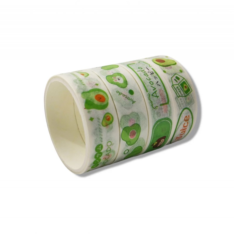BOX DE FITAS ADESIVAS COM 4 UNIDADES EM PAPEL  REF: XM-612