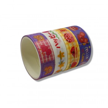 BOX DE FITAS ADESIVAS COM 4 UNIDADES EM PAPEL REF: XM-612-7 BOX DE FITAS ADESIVAS COM 4 UNIDADES EM PAPEL REF: XM-612-7