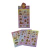 CONJUNTO COM 3 CARTELAS ADESIVAS MODELO CAPIVARA EM PLÁSTICO REF: APSZ271 CONJUNTO COM 3 CARTELAS ADESIVAS MODELO CAPIVARA EM PLÁSTICO REF: APSZ271