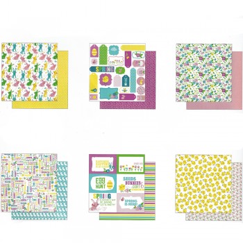 BLOCO CONT.24 FOLHAS DE PAPEL DECORADO 30X30