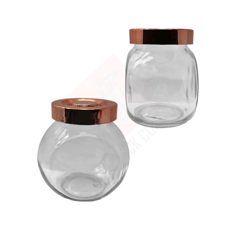 PORTA CONDIMENTOS EM VIDRO COM TAMPA 180ML  REF: S1904B