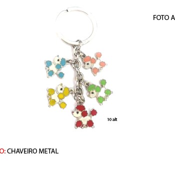 CHAVEIRO EM METAL. TAM:11X11X3.4CM CHAVEIRO EM METAL. TAM:11X11X3.4CM