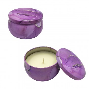 VELA DECORATIVA AROMÁTICA SORTIDA NA LATINHA EM METAL REF: 6628 VELA DECORATIVA AROMÁTICA SORTIDA NA LATINHA EM METAL REF: 6628
