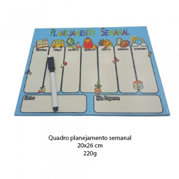 PLANEJADOR SEMANAL MODELO ESCOLAR 26X20 REF: PP 09 PLANEJADOR SEMANAL MODELO ESCOLAR 26X20 REF: PP 09