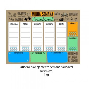 PLANEJADOR SEMANAL 40X60 REF: PG-13 PLANEJADOR SEMANAL 40X60 REF: PG-13