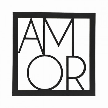 MINI QUADRO DECORATIVO MODELO AMOR EM MDF REF: 0122