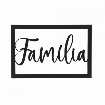 MINI QUADRO DECORATIVO MODELO FAMÍLIA EM MDF REF: 2096