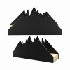 PORTA GUARDANAPOS MODELO MONTANHA EM MDF COM BASE DE MADEIRA REF: 2430 PORTA GUARDANAPOS MODELO MONTANHA EM MDF COM BASE DE MADEIRA REF: 2430