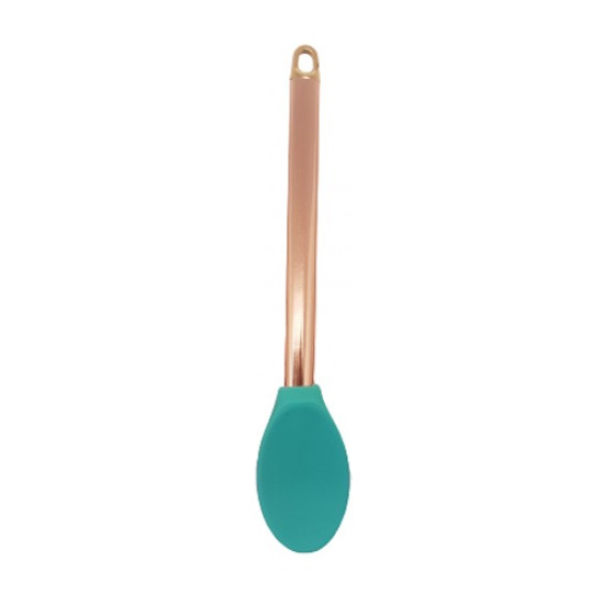 COLHER DE PLÁSTICO COM PONTA DE SILICONE VERDE ÁGUA REF: TP-103 COLHER DE PLÁSTICO COM PONTA DE SILICONE VERDE ÁGUA REF: TP-103
