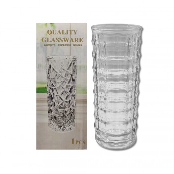 VASO DECORATIVO EM VIDRO 25CM REF: 4145 VASO DECORATIVO EM VIDRO 25CM REF: 4145