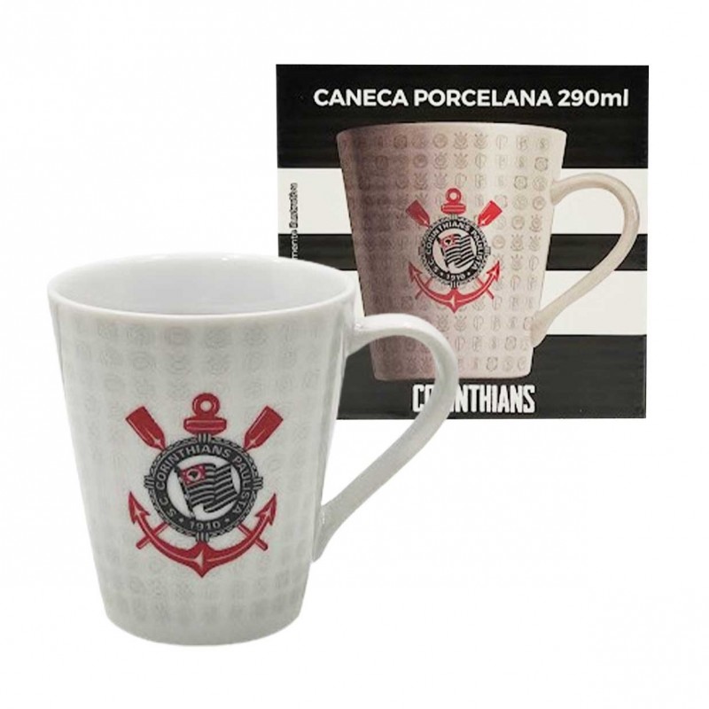CANECA CORINTHIANS EM PORCELANA REF: 221390 CANECA CORINTHIANS EM PORCELANA REF: 221390