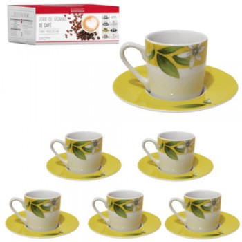 JOGO XICARA CAFE 90ML 12PCS JOGO XICARA CAFE 90ML 12PCS