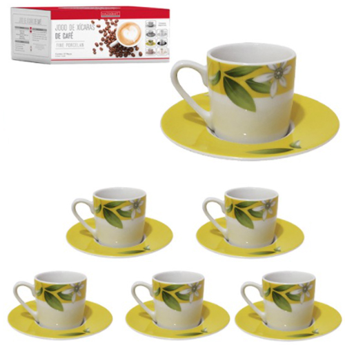 JOGO XICARA CAFE 90ML 12PCS JOGO XICARA CAFE 90ML 12PCS