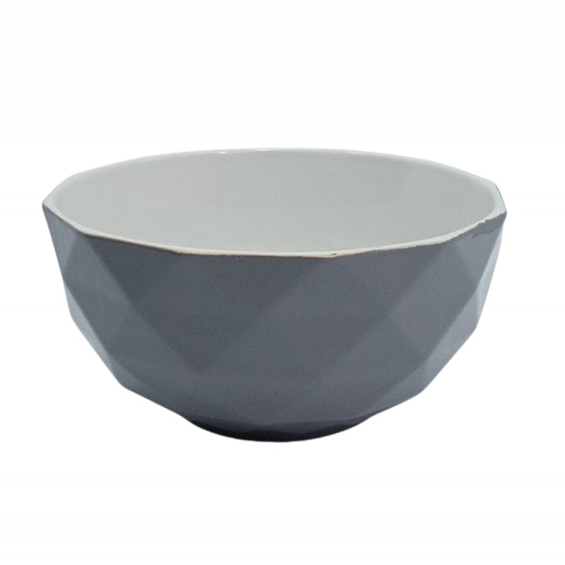 BOWL ZIMA EM PORCELANA CINZA 540ML REF: BOWL-005CZ BOWL ZIMA EM PORCELANA CINZA 540ML REF: BOWL-005CZ