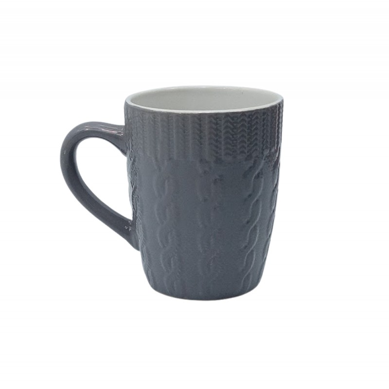 CANECA WINTER EM PORCELANA CINZA 360ML REF: CANC-037CZ CANECA WINTER EM PORCELANA CINZA 360ML REF: CANC-037CZ
