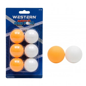 KIT 6 BOLAS DE PING PONG DE PLÁSTICO REF: KP-56 KIT 6 BOLAS DE PING PONG DE PLÁSTICO REF: KP-56
