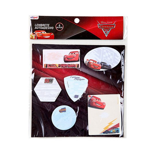LEMBRETE AUTOADESIVO CARROS 6 UNI LEMBRETE AUTOADESIVO CARROS 6 UNI