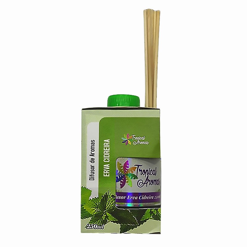 DIFUSOR DE AROMAS ERVA CIDREIRA 250ML REF: 6054 DIFUSOR DE AROMAS ERVA CIDREIRA 250ML REF: 6054
