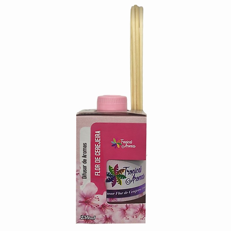 DIFUSOR DE AROMAS FLOR DE CEREJEIRA 250ML REF: 6047 DIFUSOR DE AROMAS FLOR DE CEREJEIRA 250ML REF: 6047