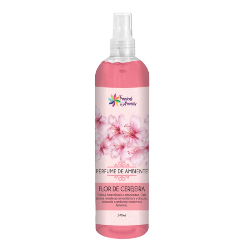 PERFUME DE AMBIENTE FLOR DE CEREJEIRA 240ML REF: 6195 PERFUME DE AMBIENTE FLOR DE CEREJEIRA 240ML REF: 6195