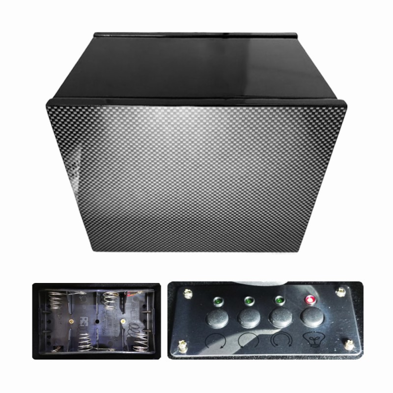 CAIXA PARA RELÓGIO "WATCH WINDER" GIRATÓRIA EM FIBRA DE CARBONO REF: FWA118CF CAIXA PARA RELÓGIO "WATCH WINDER" GIRATÓRIA EM FIBRA DE CARBONO REF: FWA118CF