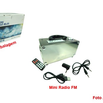 MINI RADIO FM. TAM:22x12x14cm MINI RADIO FM. TAM:22x12x14cm