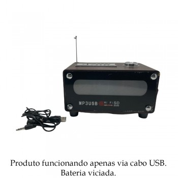 MINI RADIO FM. TAM:21X12X13CM