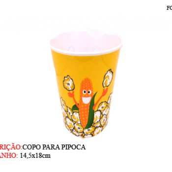 COPO PARA PIPOCA 14,5CM REF:JC0325 COPO PARA PIPOCA 14,5CM REF:JC0325