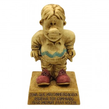 BONECO DE RESINA COM FRASE REF: NP212X BONECO DE RESINA COM FRASE REF: NP212X