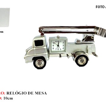 CAMINHÃO EM MINIATURA C/ RELÓGIO CAMINHÃO EM MINIATURA C/ RELÓGIO