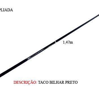 TACO DE BILHAR EM MADEIRA. TAM: 148CM TACO DE BILHAR EM MADEIRA. TAM: 148CM