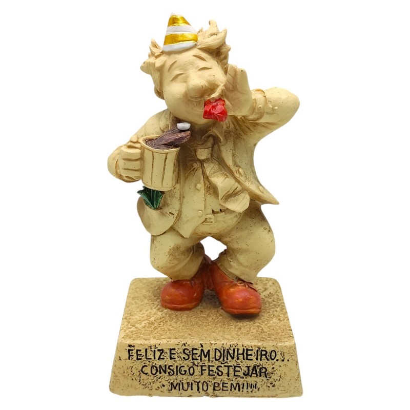 BONECO DE RESINA COM FRASE REF: NP213E BONECO DE RESINA COM FRASE REF: NP213E