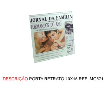 PORTA RETRATO EM VIDRO. TAM:10X15CM PORTA RETRATO EM VIDRO. TAM:10X15CM
