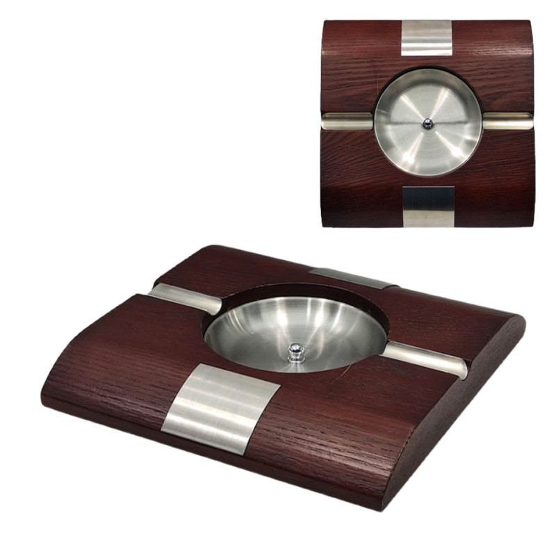 CINZEIRO P/ CHARUTO EM MADEIRA. TAM:25x25x5CM CINZEIRO P/ CHARUTO EM MADEIRA. TAM:25x25x5CM