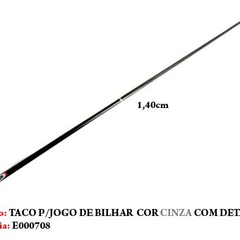 TACO DE BILHAR EM MADEIRA. TAM: 148CM TACO DE BILHAR EM MADEIRA. TAM: 148CM
