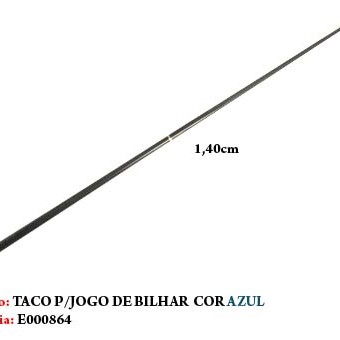 TACO DE BILHAR EM MADEIRA. TAM: 148CM TACO DE BILHAR EM MADEIRA. TAM: 148CM