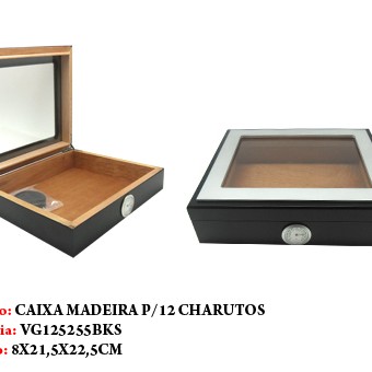 CAIXA PARA CHARUTO  REF: VG125255BKS