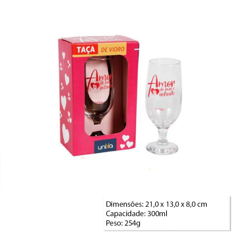 TAÇA AMOR DE MÃE INFINITO 300ML REF: 1406 TAÇA AMOR DE MÃE INFINITO 300ML REF: 1406