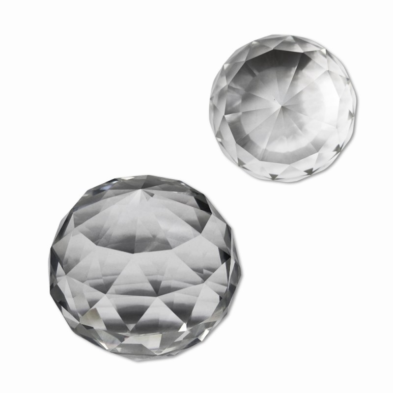 ENFEITE DECORATIVO BOLA DE CRISTAL EM VIDRO REF: GC60-2309 ENFEITE DECORATIVO BOLA DE CRISTAL EM VIDRO REF: GC60-2309