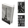 KIT COM 3 CAIXAS DECORATIVAS "LIVRO FALSO" EM PAPEL REF: DV80013