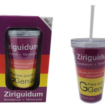 COPO C/CANUDO ZIRIGUIDUM 470ML COPO C/CANUDO ZIRIGUIDUM 470ML