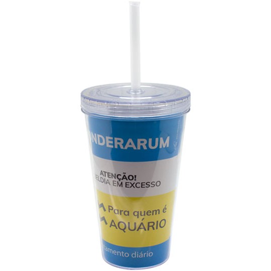 COPO CANUDO AQUARIO 470ML COPO CANUDO AQUARIO 470ML