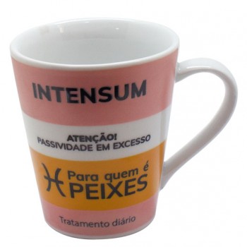 CANECA PORCELANA PEIXES 290ML CANECA PORCELANA PEIXES 290ML