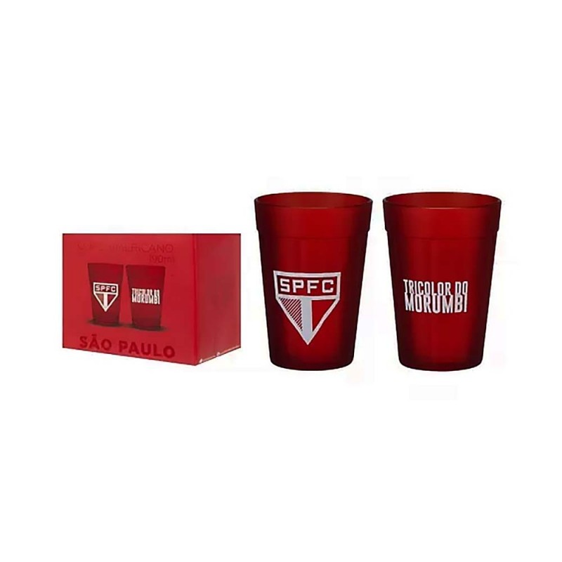 KIT 2 COPOS AMERICANOS MODELO SÃO PAULO EM VIDRO 190ML REF: 28450 KIT 2 COPOS AMERICANOS MODELO SÃO PAULO EM VIDRO 190ML REF: 28450