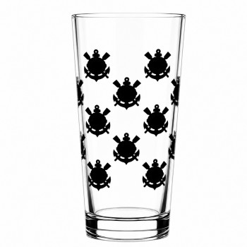 COPO CYLINDER DE VIDRO 300ML MODELO CORINTHIANS REF: 206039