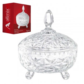 POTICHE DECORATIVO APOLLO EM VIDRO REF: 767003 POTICHE DECORATIVO APOLLO EM VIDRO REF: 767003