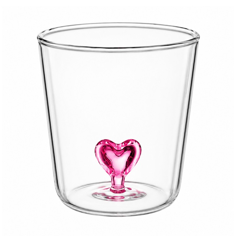 COPO BOROSSILICATO DE VIDRO 350ML MODELO CORAÇÃO 3D REF: 213023 COPO BOROSSILICATO DE VIDRO 350ML MODELO CORAÇÃO 3D REF: 213023