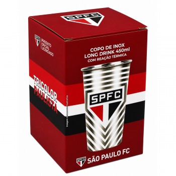 COPO TÉRMICO INOX 450ML COM REAÇÃO TÉRMICA MODELO SÃO PAULO REF: 131336
